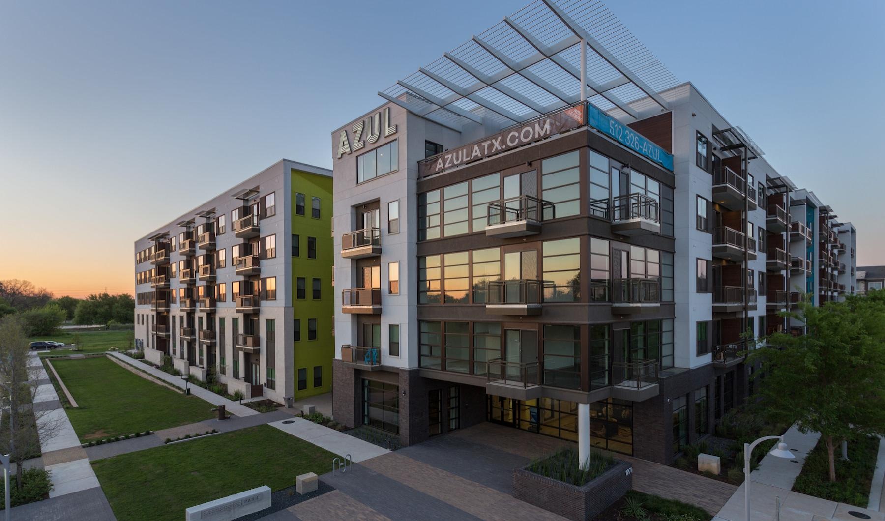 a building with a courtyard
